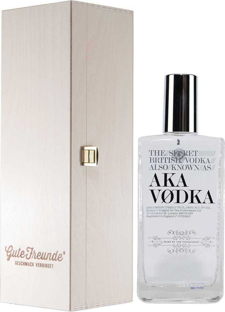 AKA The Secret British Vodka mit Geschenk-HK