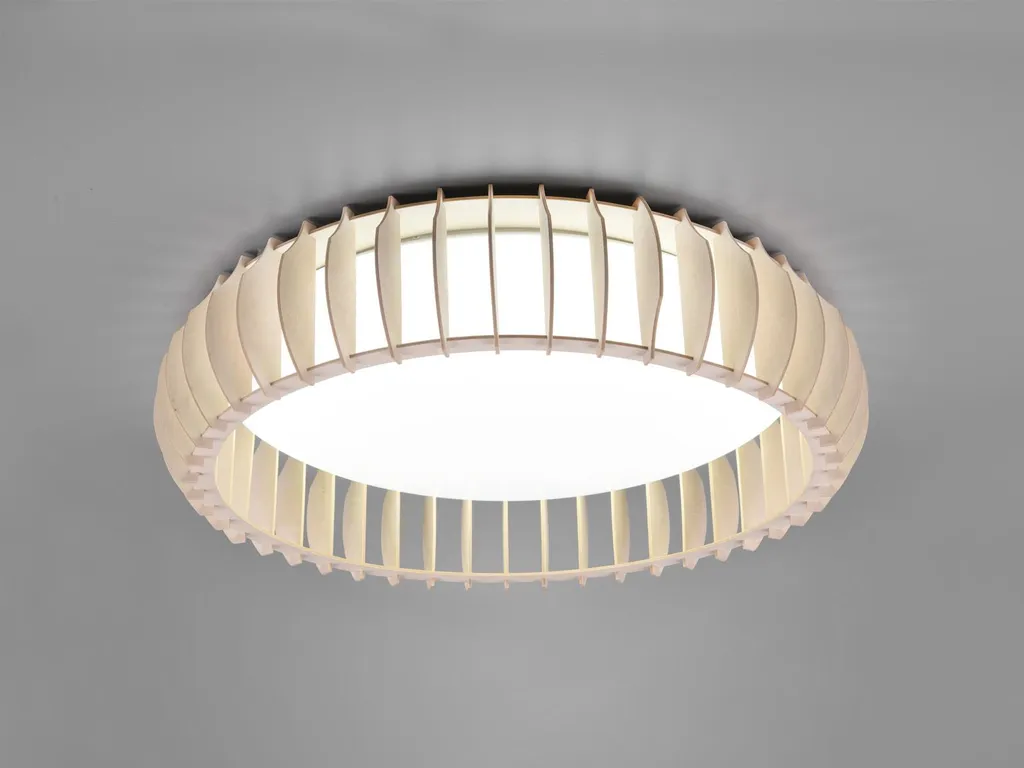 Plafonnier moderne à LED intégrées MONTE brun pour éclairage de salon - 12
