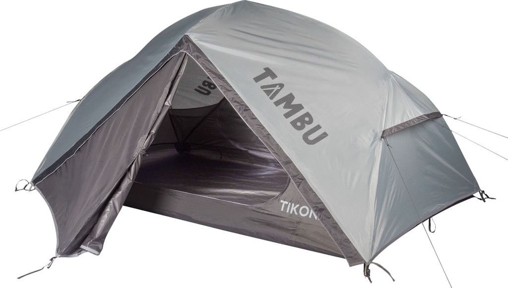 TAMBU Outdoor Camping Zelt für 2 Personen nachhaltiges Trekkingszelt wasserdicht aus recyceltem Material & ultraleicht