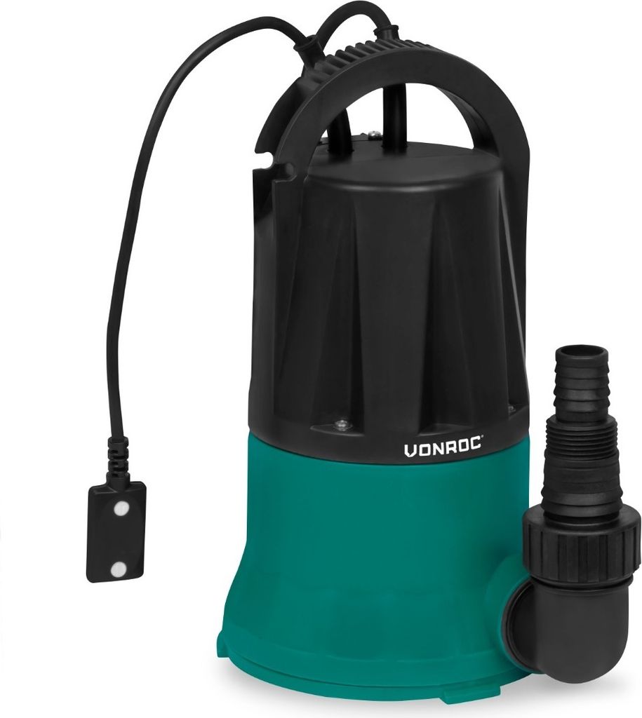 Vonroc Tauchpumpe Reinwasserpumpe - Wasserpumpe für Keller Produktbild 