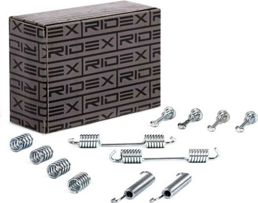Zubehörsatz Feststellbremsbacken RIDEX hinten 160 mm für AUDI A3 Schrägheck (8L1) für BMW 3 Limousine (E36) 3 Coupe (E36) 3 Compact (E36) 3 Cabrio