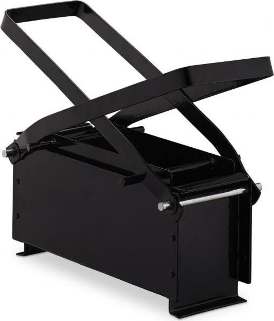 Manuelle Brikettpresse für Altpapier, robuste Metallkonstruktion, kompakte Briketts