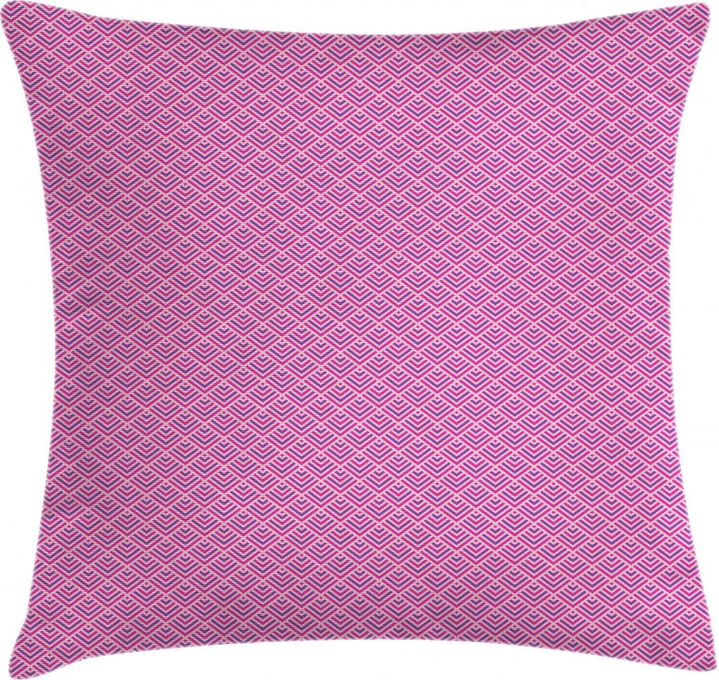 ABAKUHAUS geometrische Rhombus Kissenbezug, Funky Kunst, Seitenschläferkissenhülle ohne Kissen mit Reißverschluss und Beitseitigem Druck Waschba...
