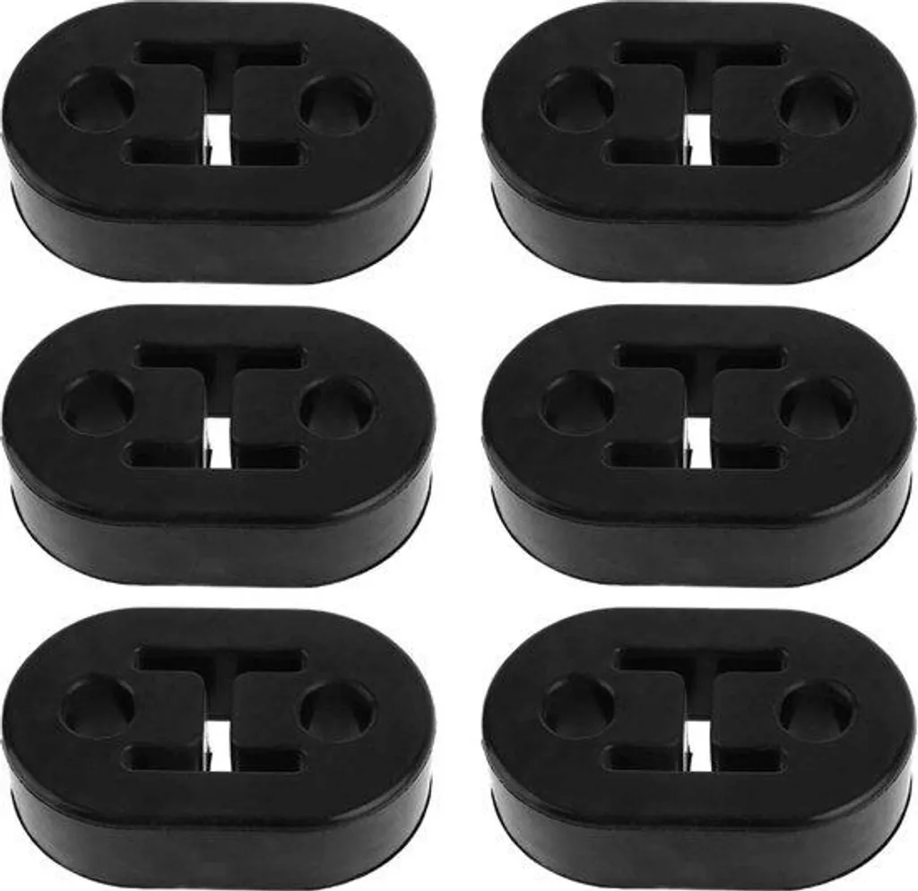Kit Fixation Échappement Universel 12mm : 6 Supports Caoutchouc de Pot
