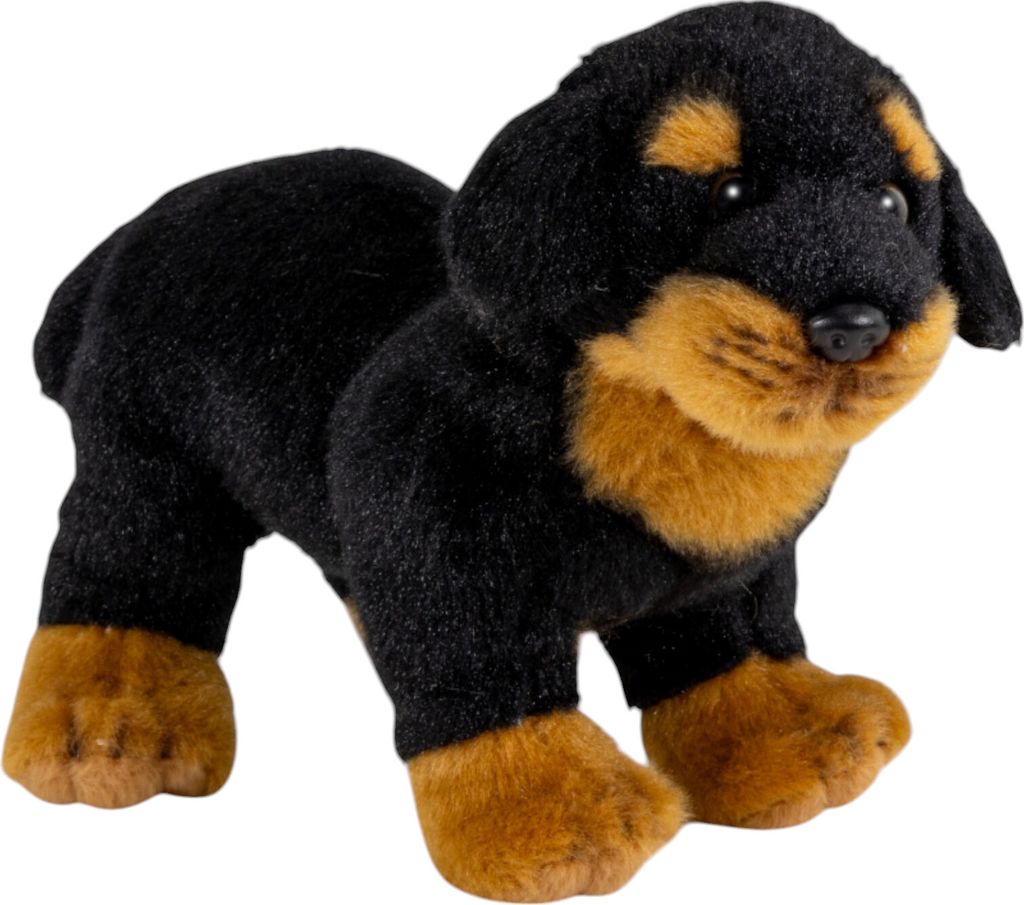 Carl Dick Rottweiler stehend ca. 20cm, Plüschtier, Stofftier, Kuscheltier 3680