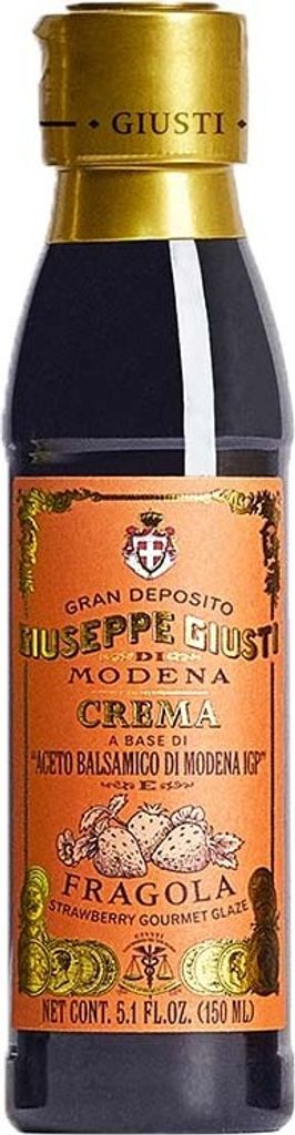 Glasur mit Balsamico Essig aus Modena IGP und Erdbeere 150 ml Acetaia Giusti