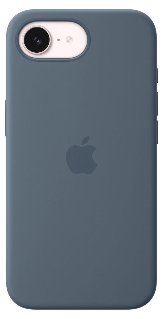 Apple iPhone 17e Silikon Case mit MagSafe – Maritimblau, Produktbild 