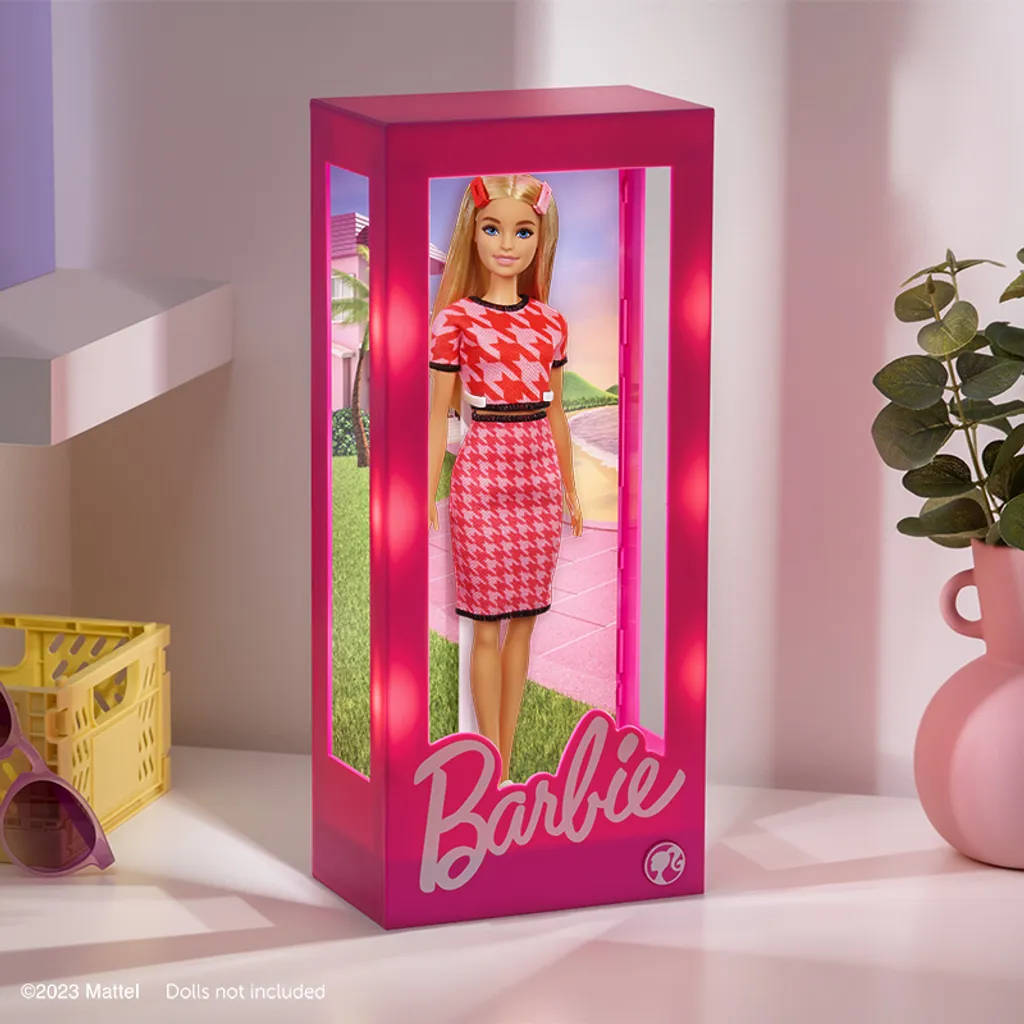 Présentoir Barbie avec éclairage LED - Vitrine d'exposition rigide - 15