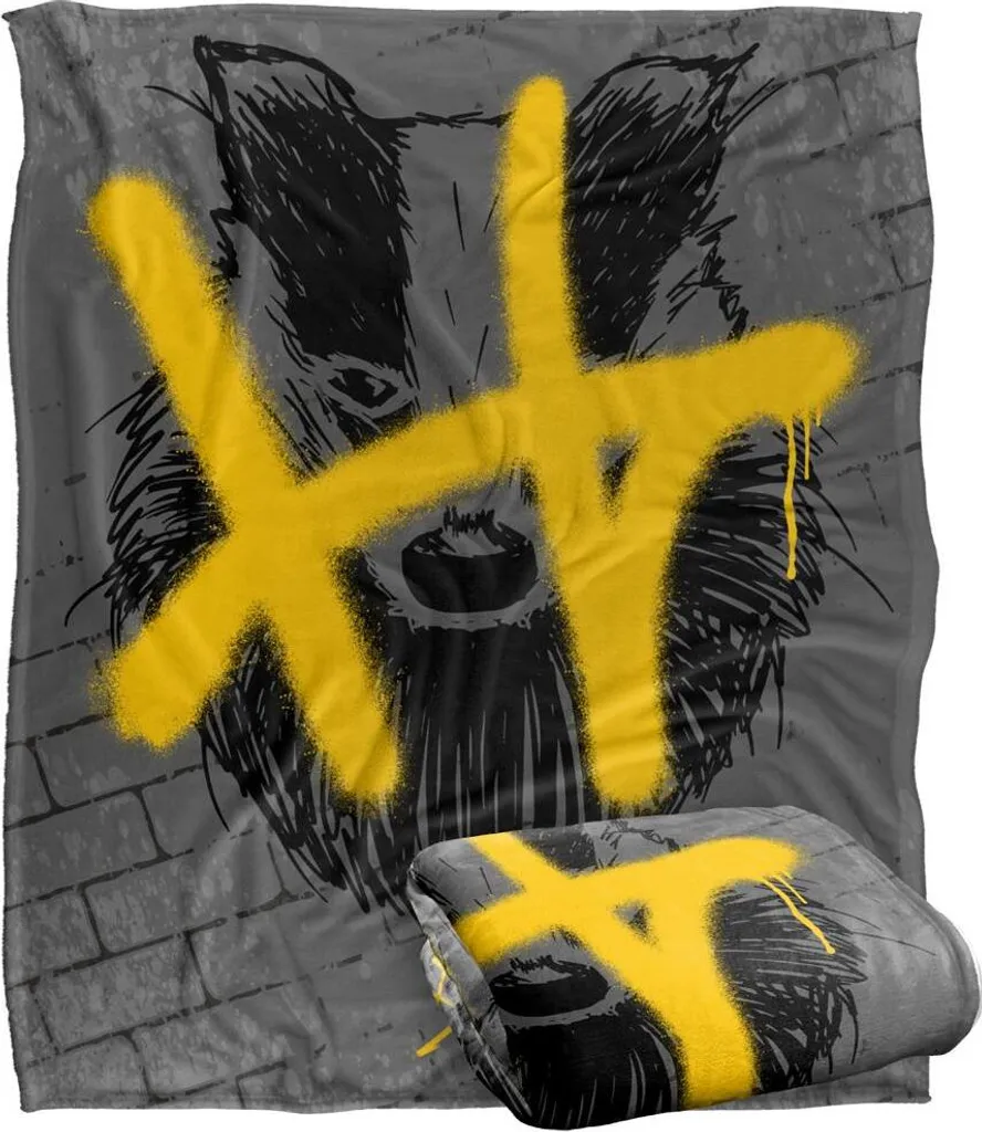 Plaid Harry Potter Hufflepuff Graffiti TV19037 Couverture de Canapé - 2