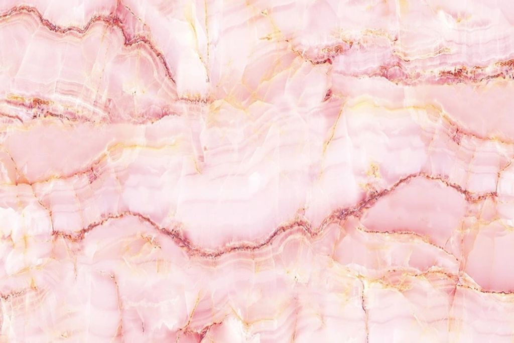 Moderner rosa Marmor-Vinylteppich 150x225 cm