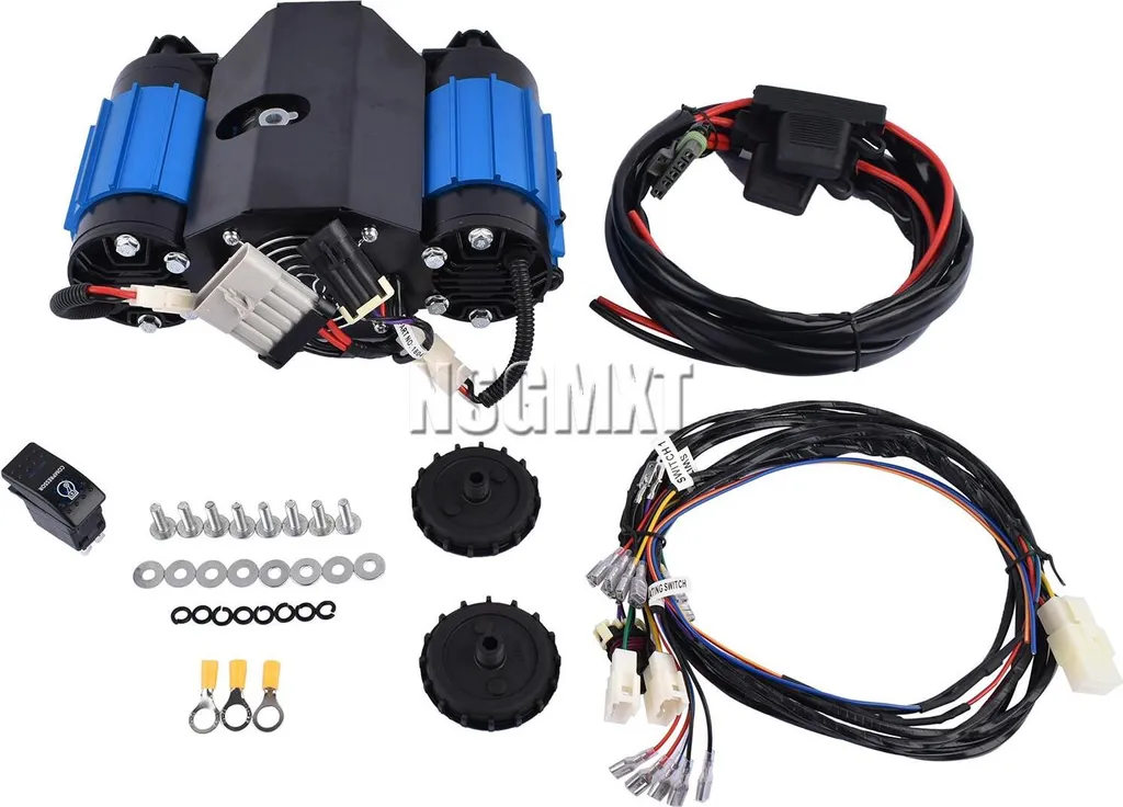 Mini compresseur portatif 12V polyvalent avec manomètre de pression - 3
