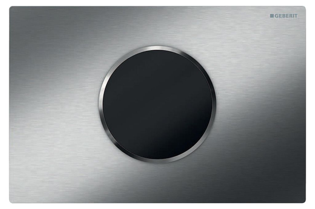 Geberit Sigma10 WC-Steuerung mit elektronischer Spülauslösung, 2-Mengen-Spülung, Batteriebetrieb, 115.908.SN.6