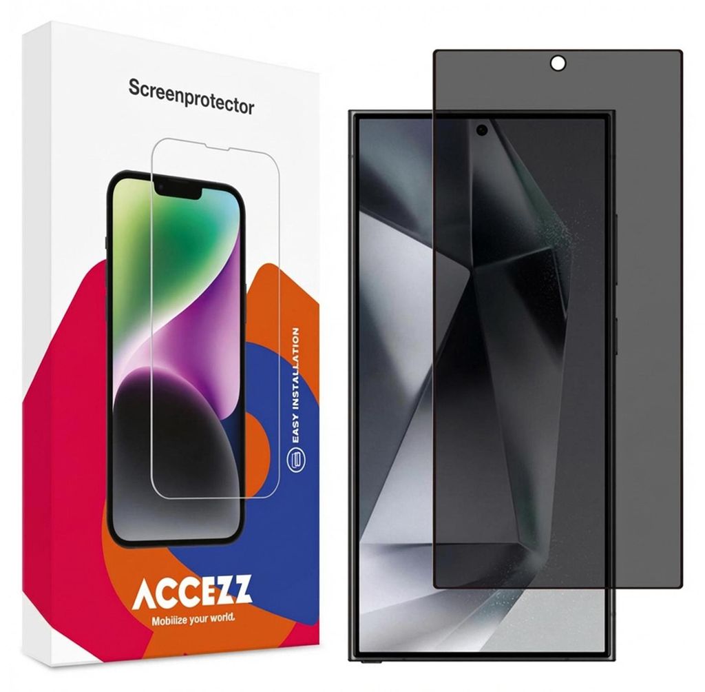 Accezz Privacy Displayschutz aus gehärtetem Glas Samsung Produktbild 