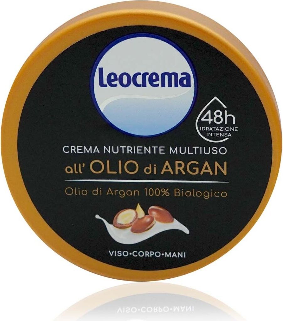 12 X LEOCREMA Allzweckcreme Mit Arganöl, 150 Ml – Intensive Pflege Für Gesicht, Körper Und Hände
