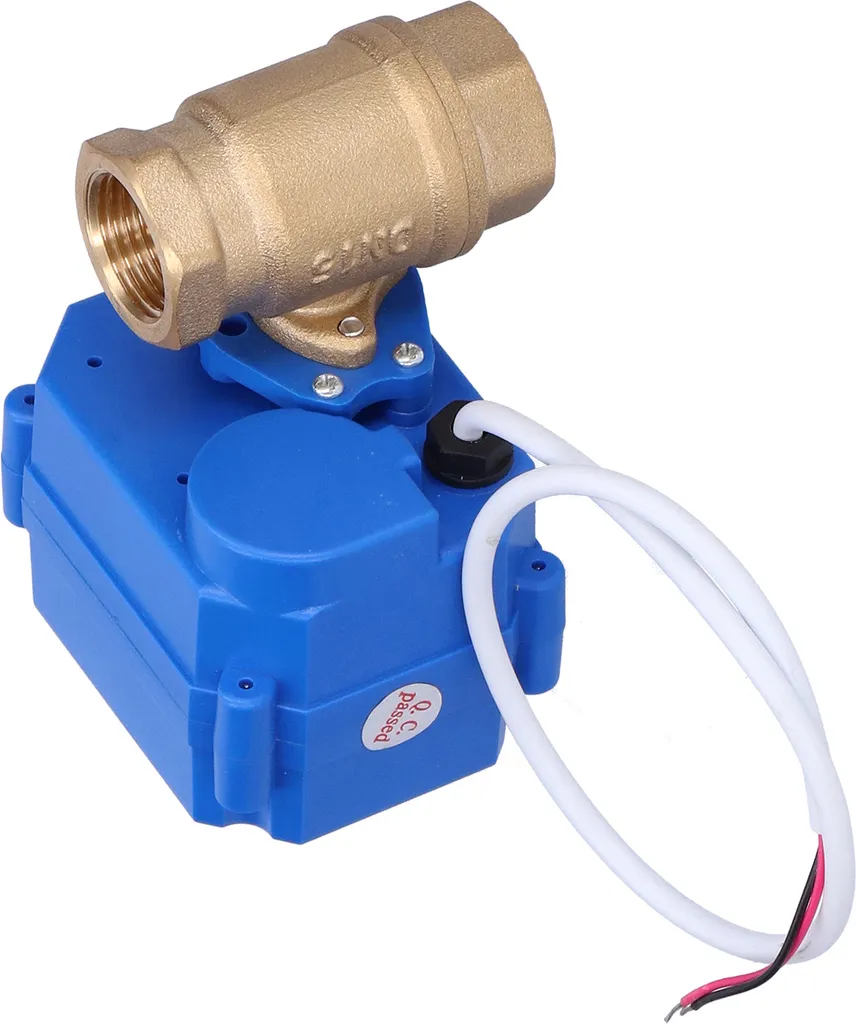 Vanne motorisée anti-fuite 1/2 pouce DC9-24V pour sécurité plomberie