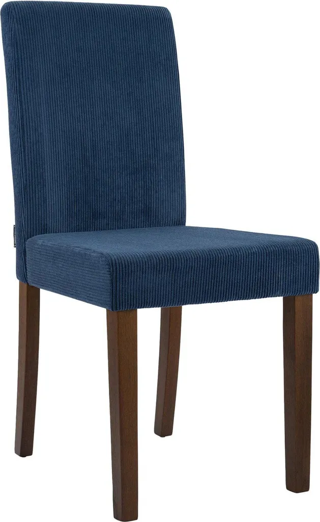 Sedia da Pranzo in Corda Blu e Legno Massello - Comfort Extra e Robustezza - 1