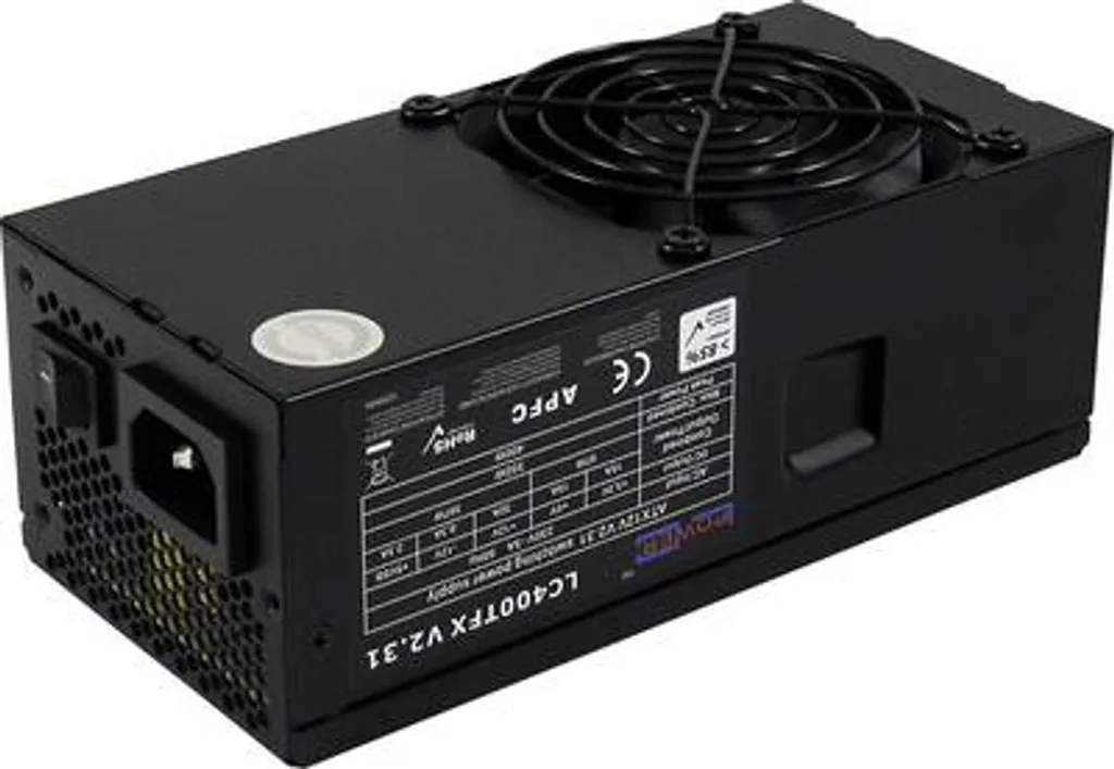 Alimentation 400W LC400TFX de LC Power avec Ventilateur Silencieux 80mm