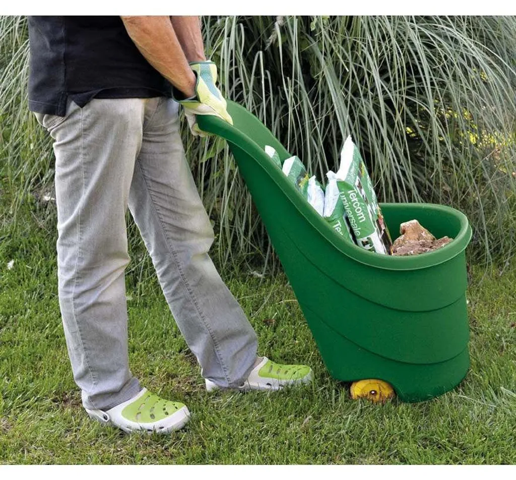 Brouette 50l robuste 53x57x89 cm - Structure acier pour tout usage - 3