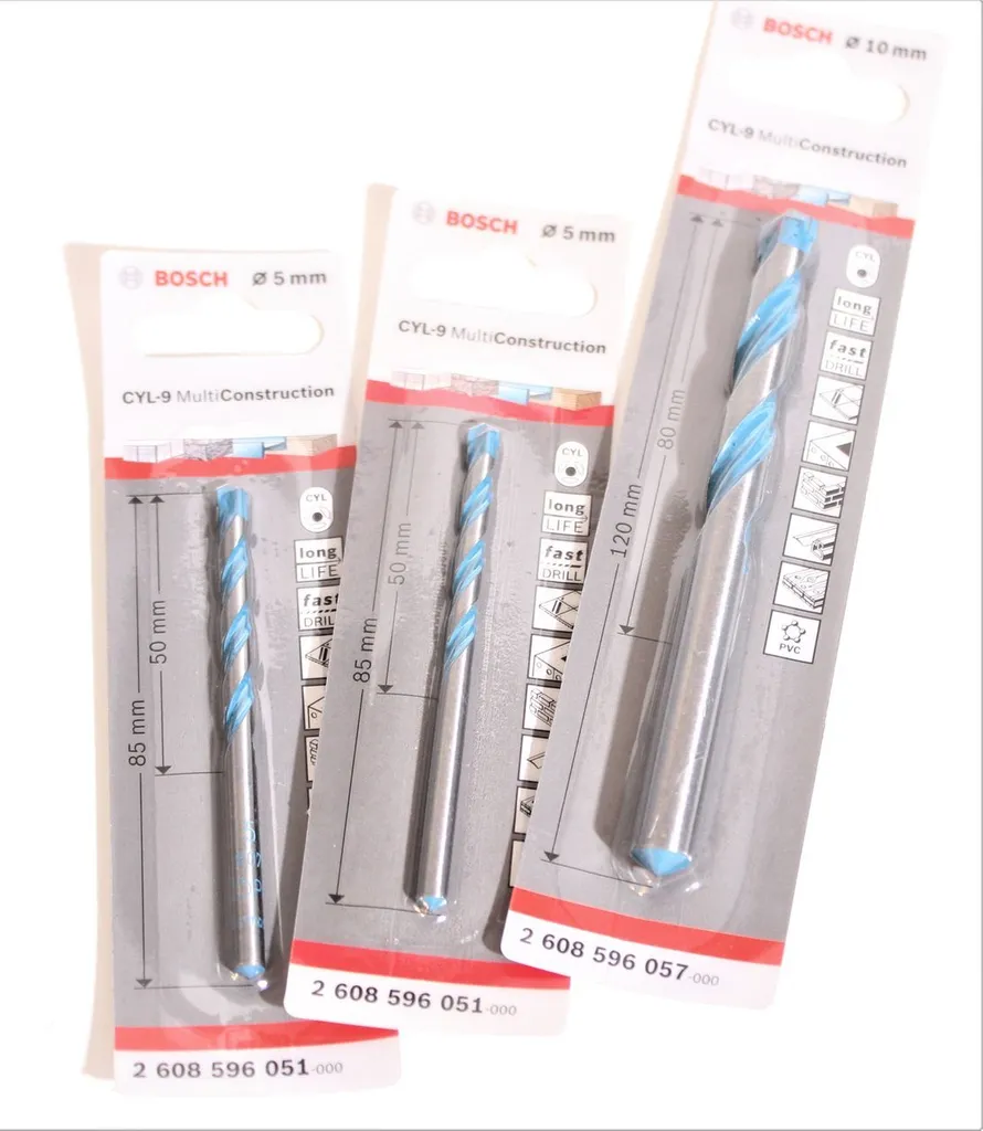 OFFERTA Bosch CYL-9 3 Pezzi | Punte Multi-Construction Scontate - 1