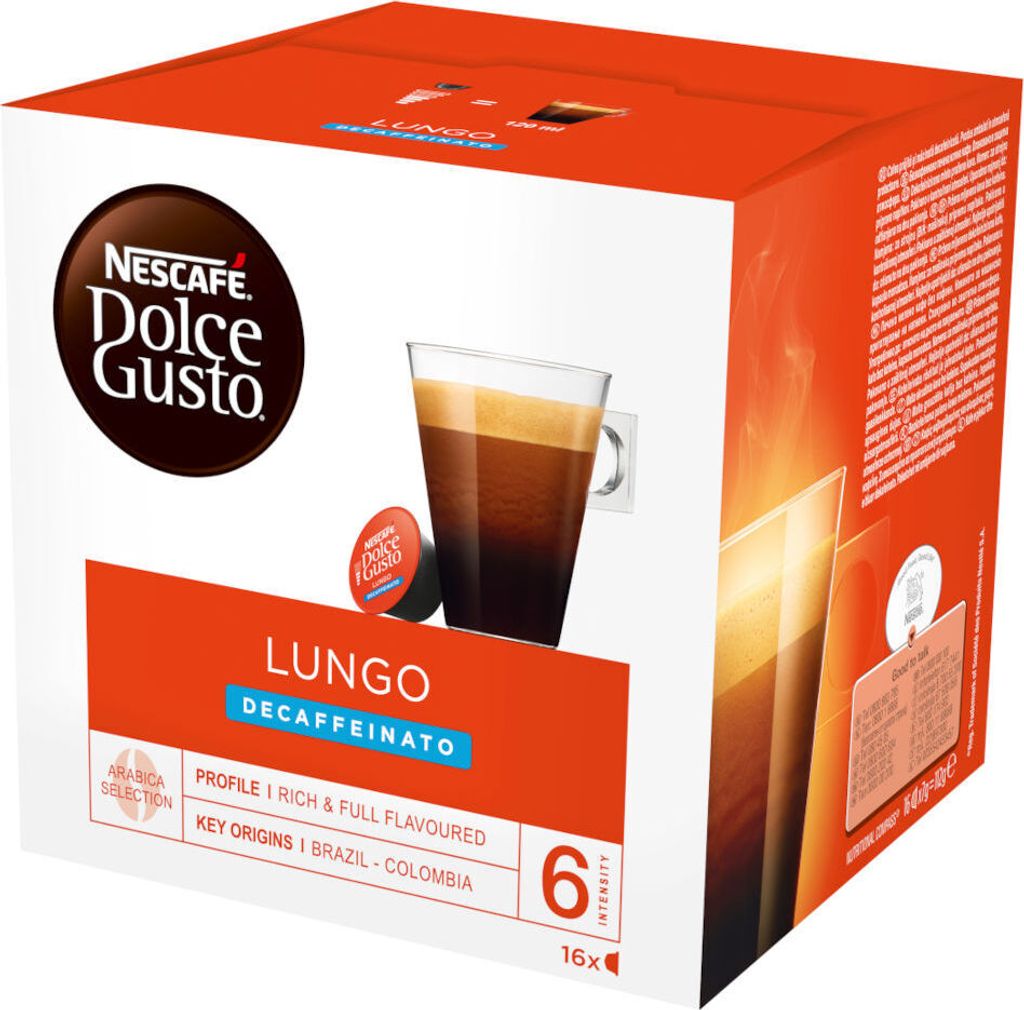 Nestle Dolce Gusto Lungo decaffeinato 16 capsule di caffè Immagine del prodotto 