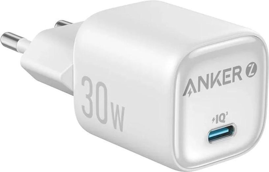 Anker Zolo 30W Caricabatterie superveloce, USB-C, bianco Immagine del prodotto 