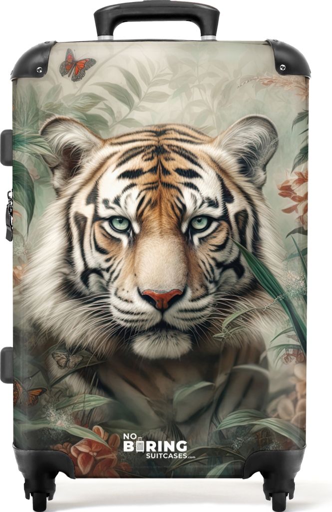 NoBoringSuitcases.com® Großer Koffer - Porträt eines Tigers Produktbild 