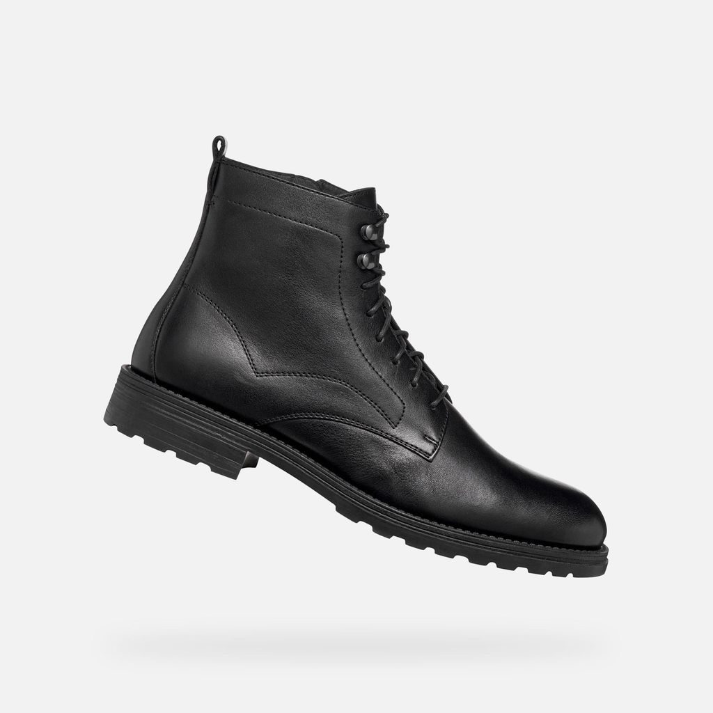 Geox Schwarze Herren-Ankle-Boots von Redclif 42 Produktbild 
