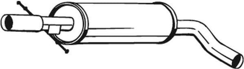 Bosal Mittelschalldämpfer 105-111