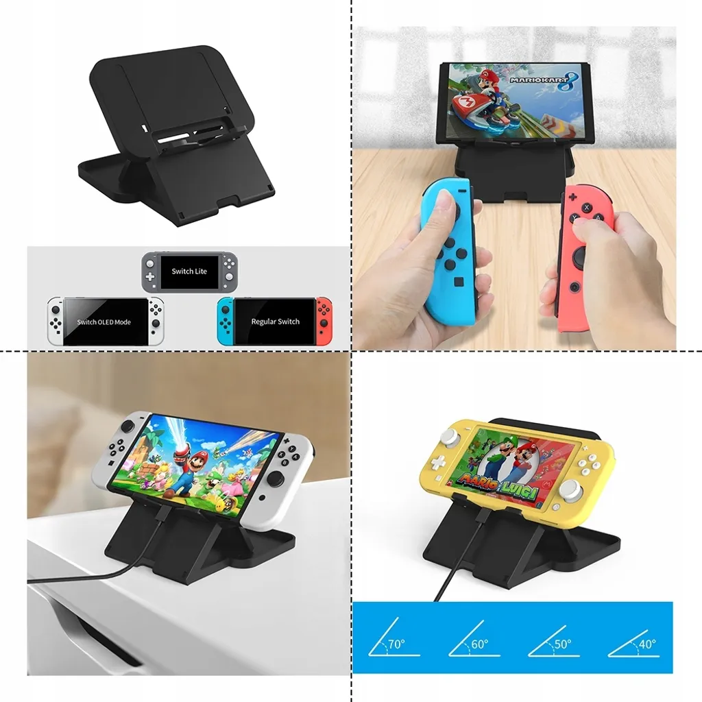 Accessoires Nintendo Switch OLED Set Voyage Complet 10-en-1 Noir - 10