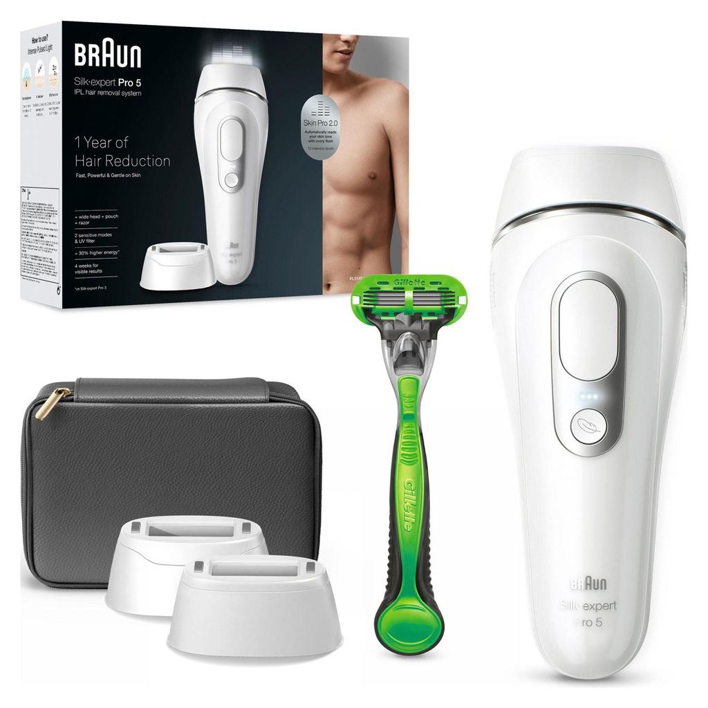 Braun Silk-expert Pro PL5145, Biela, IPL, AC Obrázok produktu 