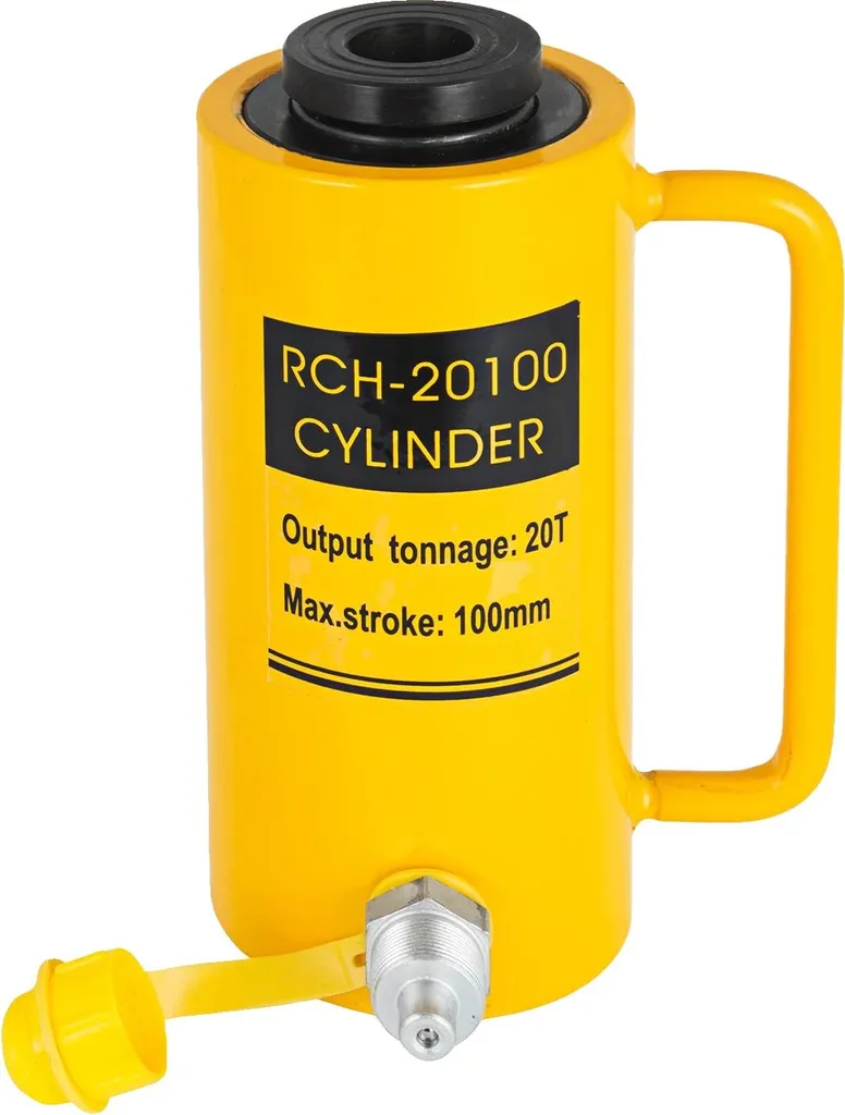 Cylindre hydraulique 60 tonnes en acier - Vérin de levage 100mm 20T
