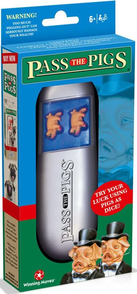 Jeu de Dés de Voyage Cochon pour Famille et Amis Format Compact Nomade