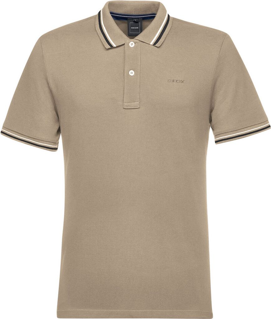 Geox Piquet 3 Kurzarm-poloshirt Beige 2XL Mann Beige 2XL