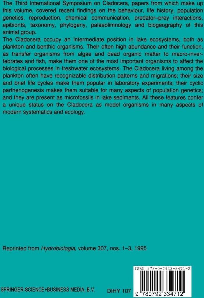 Cladocera as Model Organisms in Biology