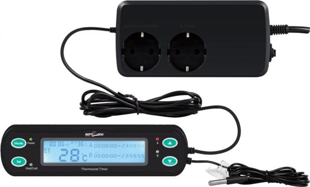 Repti-Zoo THC THC10 Deluxe - Thermostat mit Timer Repti-Zoo