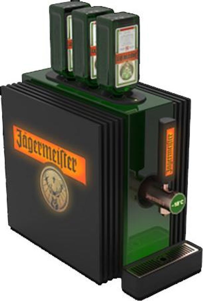 Jägermeister 3 Bottle TAP Maschine -18 Grad gekühlt ohne Produktbild 