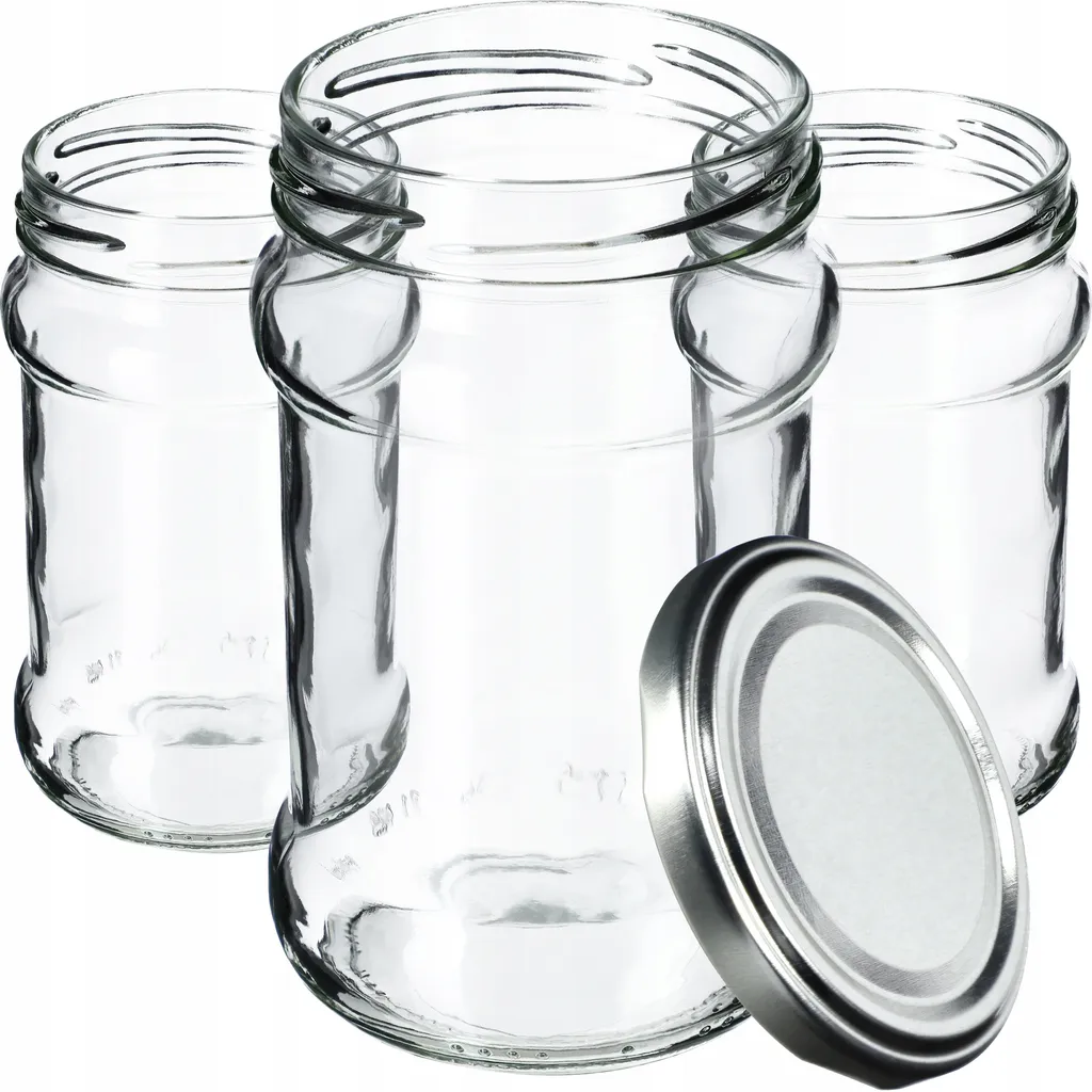 Set Vasetti Vetro KADAX 315ml fi66 per Conserve e Bomboniere Fai da Te - 10