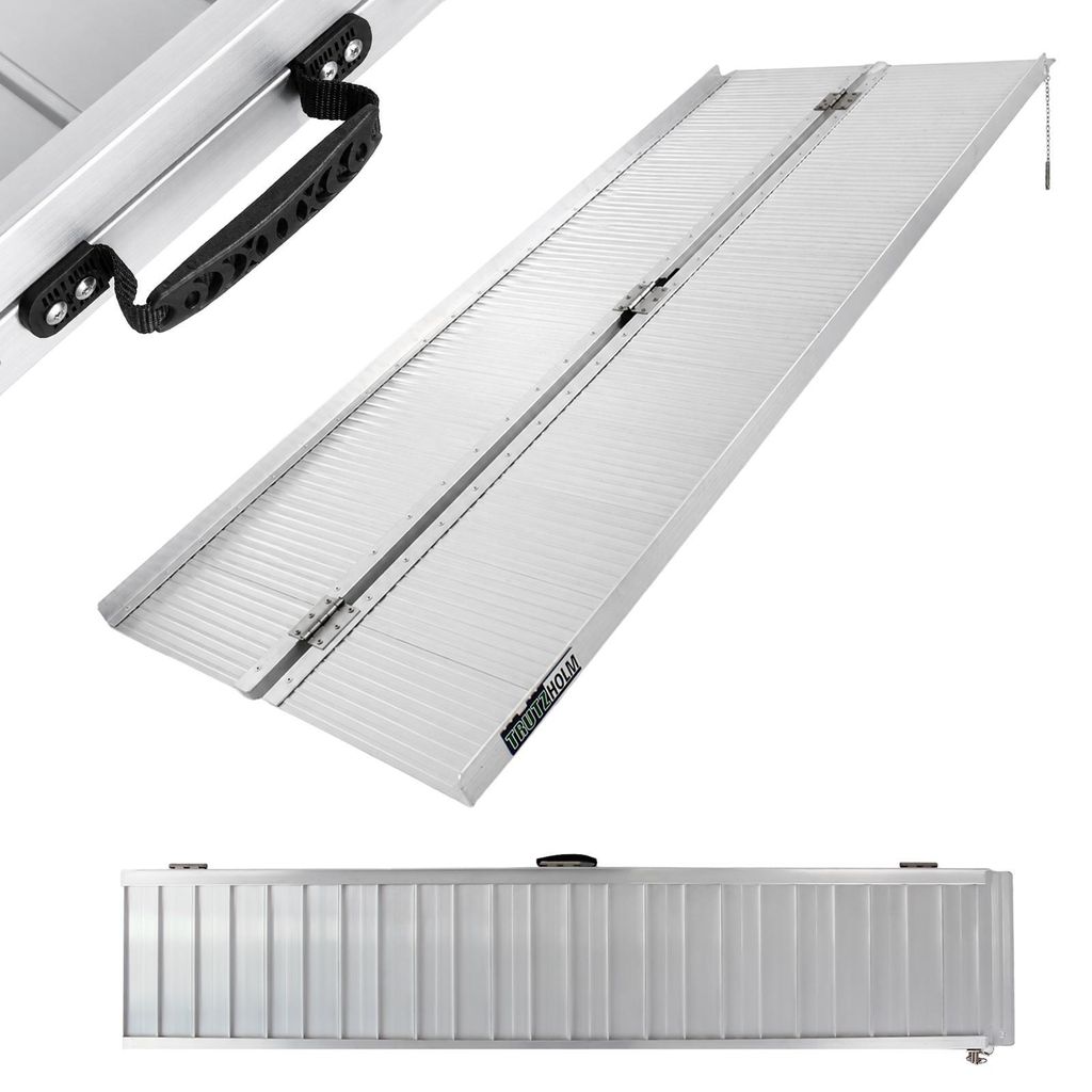 TRUTZHOLM Rollstuhlrampe klappbar Aluminium Länge 184 cm Produktbild 