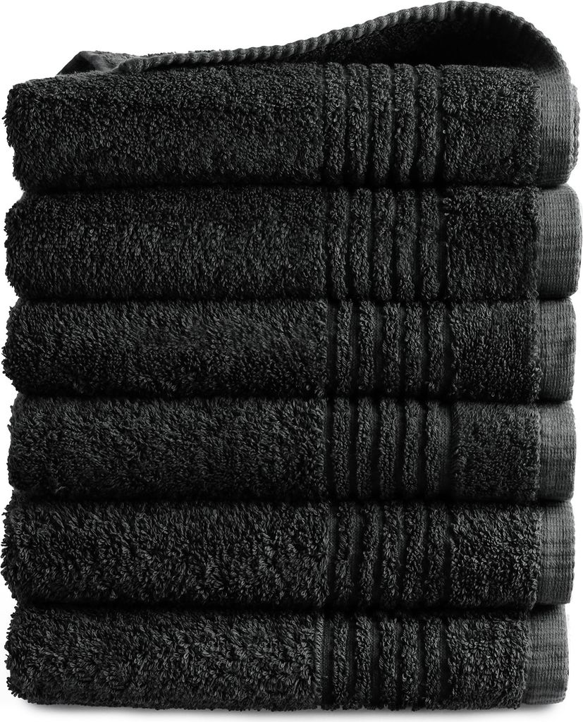 PHLOX Handtücher Set - 6 Teilig - 100% Baumwolle 600 g/m² - Produktbild 