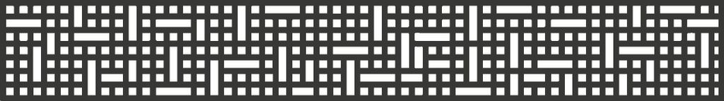 GroJa Designeinsatz Mesh - Aluminium Anthrazit 180x30 cm