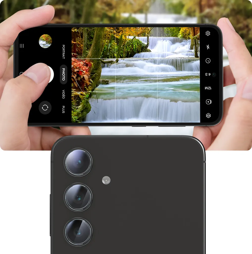 3mk Lens Protection per Galaxy S24 FE - Vetro Ibrido Anti-Graffio 6H - 7