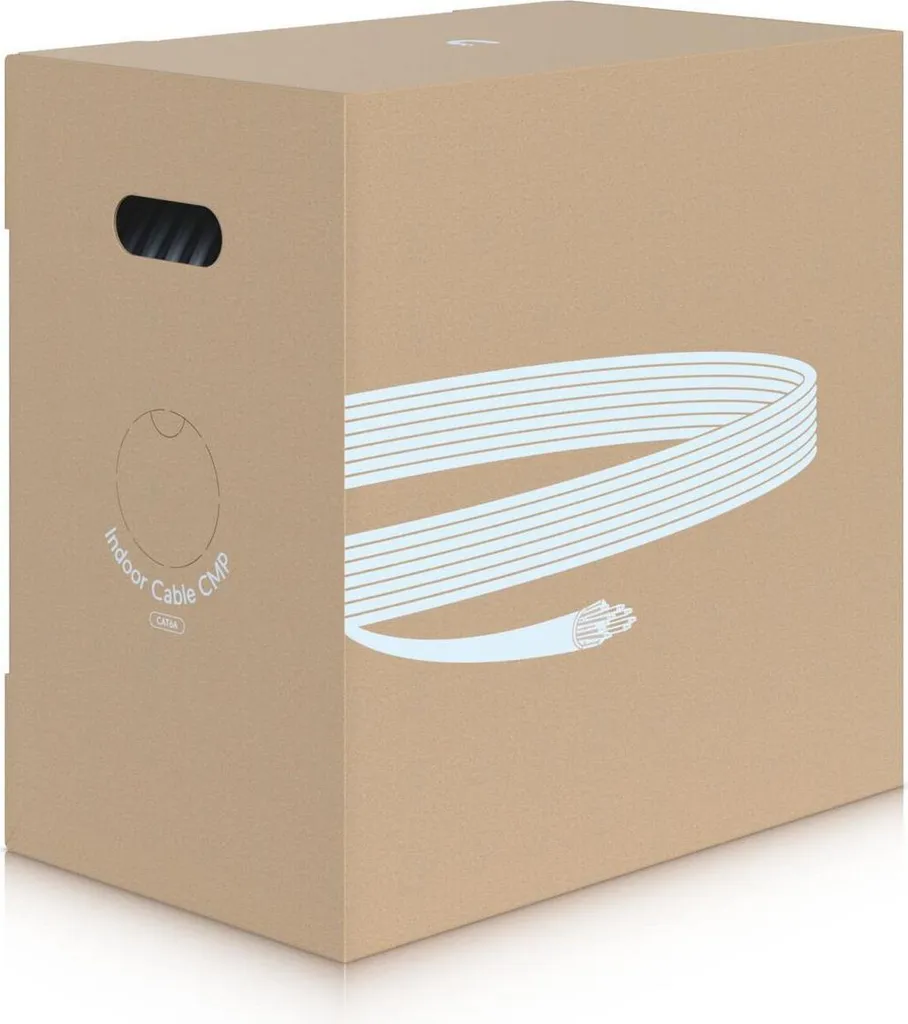 Éliminez les Interférences avec le Câble Cat6A Ubiquiti CMP Blindé 305m
