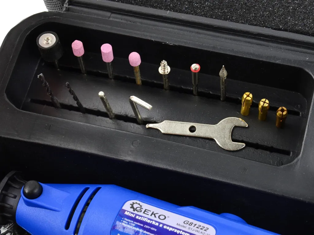 Mini meuleuse électrique type Dremel 170W - Kit de tournage complet BSD