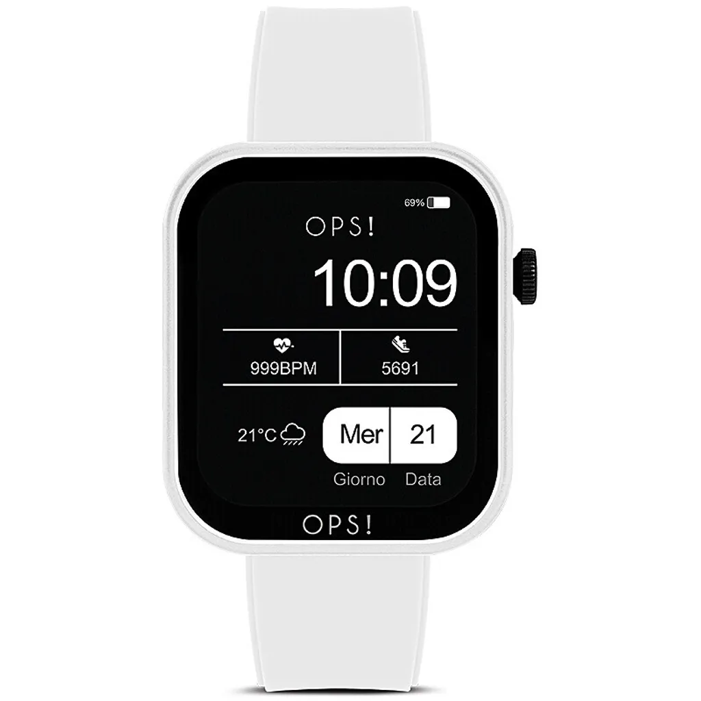 Smartwatch OPS! ACTIVE CALL OPSSW-26 Bianco - Orologio Smart Donna Chic
