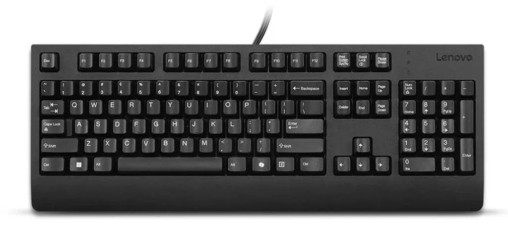 Clavier Lituanien USB Lenovo Noir - Finissez-en avec les Fautes de Frappe
