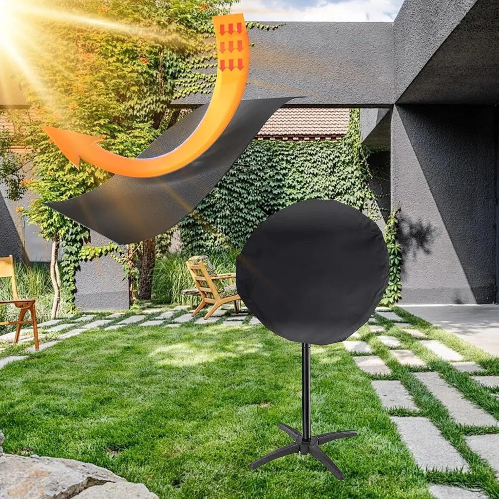 Couverture Gril ø49cm Résistante aux Intempéries avec Cordon Serrage