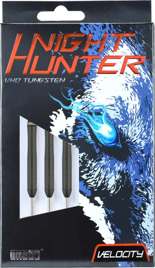 One80 Night Hunter Velocity 22g Steeldart - Fléchettes de Précision Pro - 4