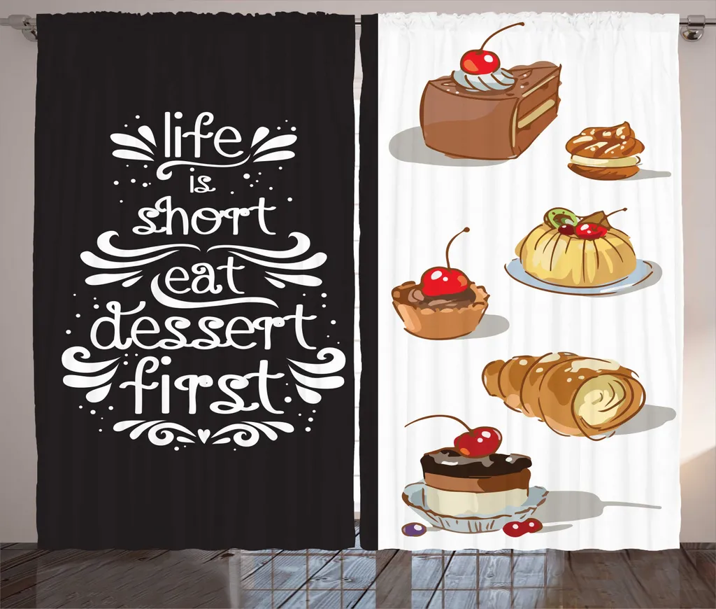 ABAKUHAUS Tenda Soggiorno 280x225 cm | Tema Dolci e Pasticceria