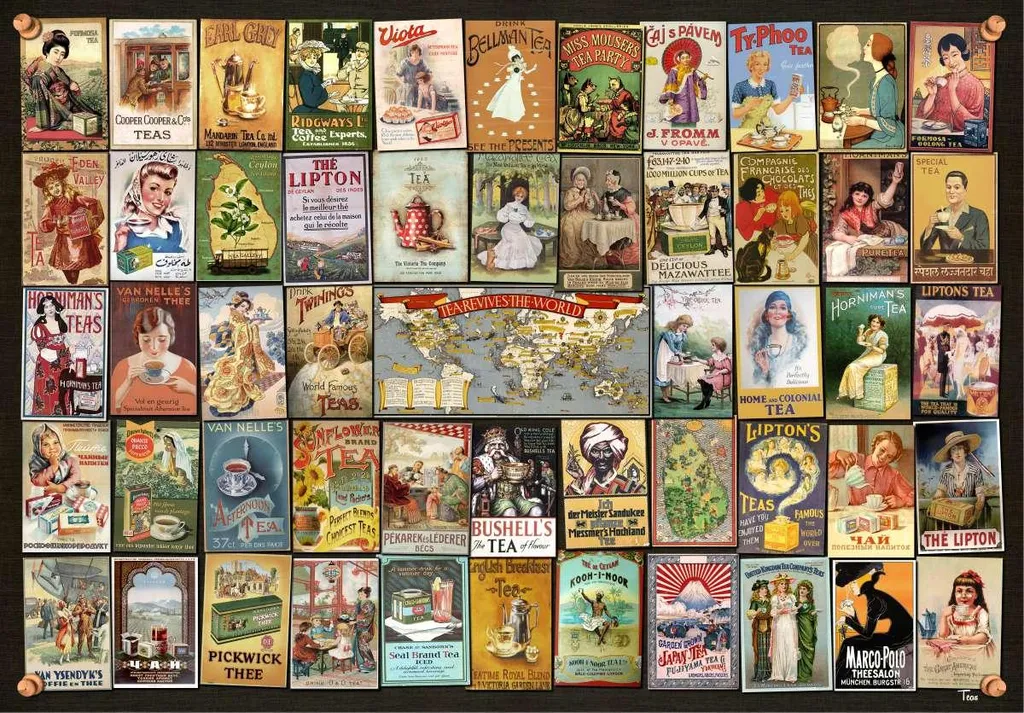 Puzzle 1000 Pièces D-TOYS Argent Idéal pour Activité Relaxante Soirée
