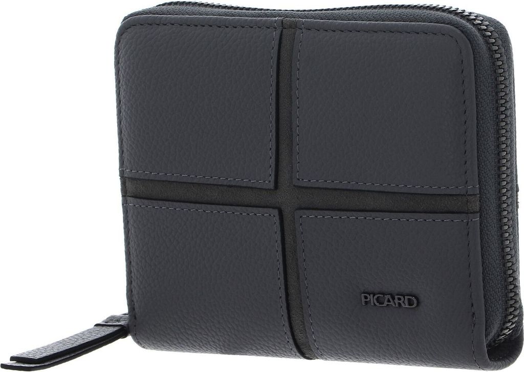 PICARD Leder Geldbörse O X O 1 Wallet Rock grau Produktbild 